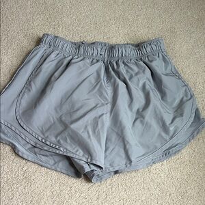 Nike Women's Light Gray Athletic Shorts